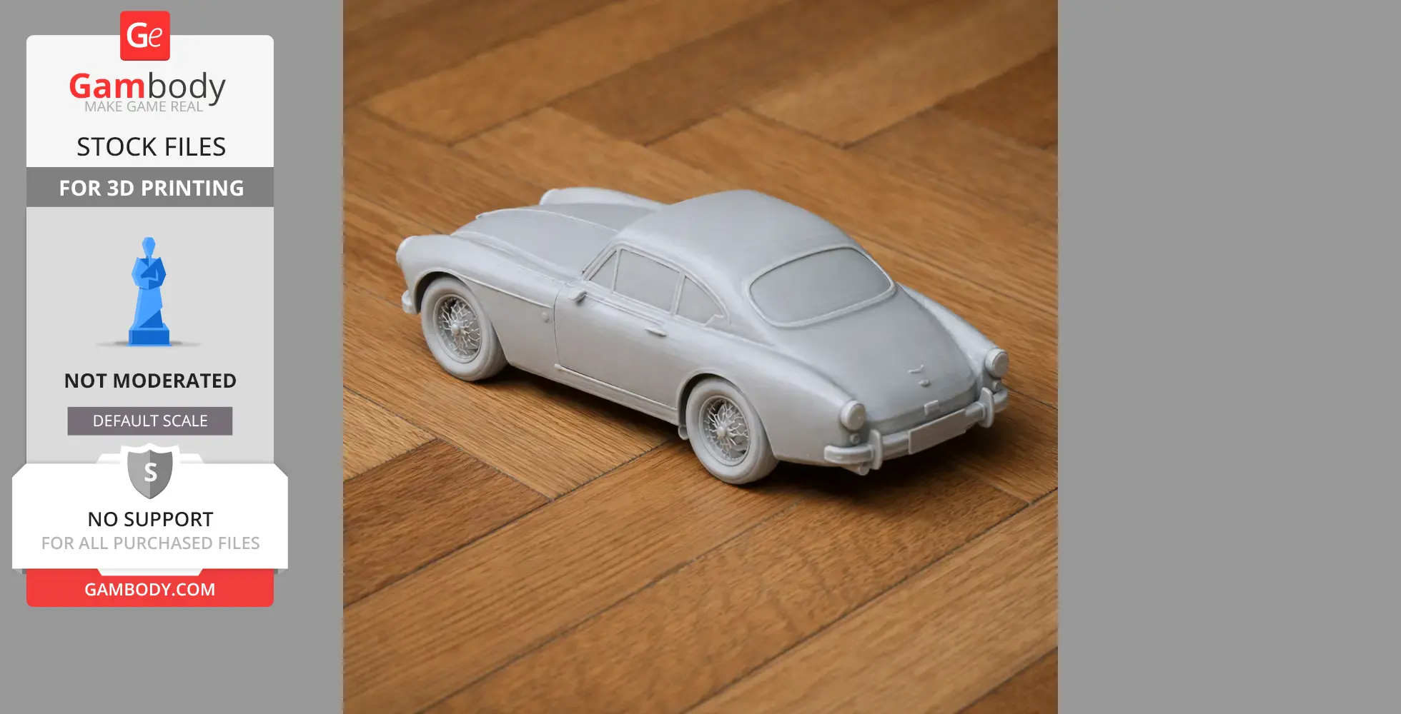Aston Martin DB2 - Scale Vehicle STL