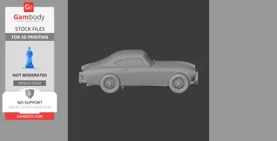 Aston Martin DB2 - Scale Vehicle STL