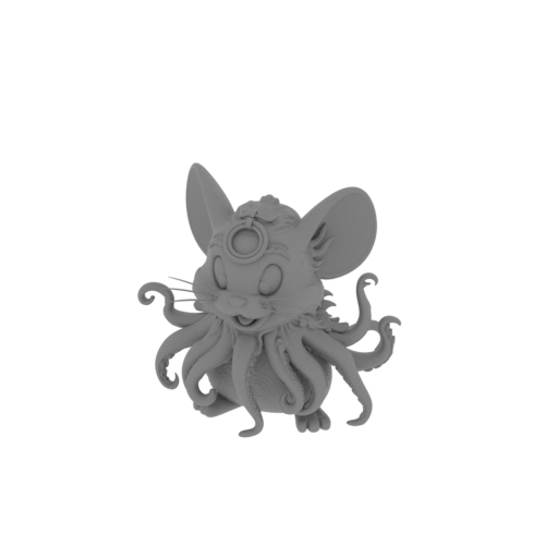 Jerry Mouse Cthulhu Ring Figure.stl