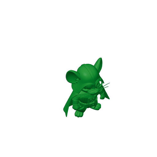 Jerry Mouse Darth Vader Ring Figure.3mf