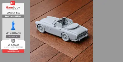 Aston Martin DB3 - Scale Vehicle STL