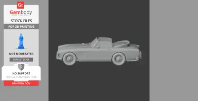 Aston Martin DB3 - Scale Vehicle STL