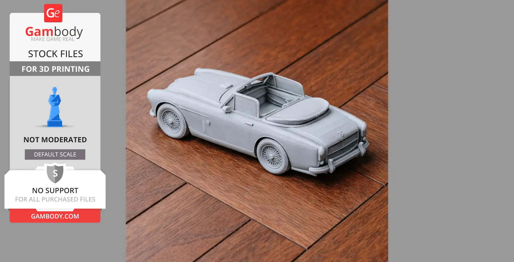 Aston Martin DB3 - Scale Vehicle STL