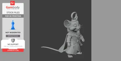 Jerry Mouse Doctor Strange Ring Figure - Mashup Figure STL