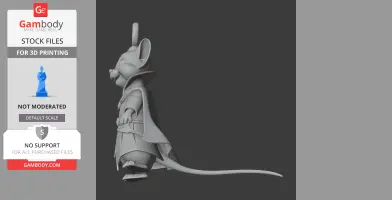 Jerry Mouse Doctor Strange Ring Figure - Mashup Figure STL