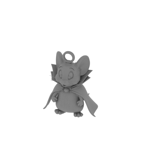 Jerry Mouse Dracula Ring Figure.stl