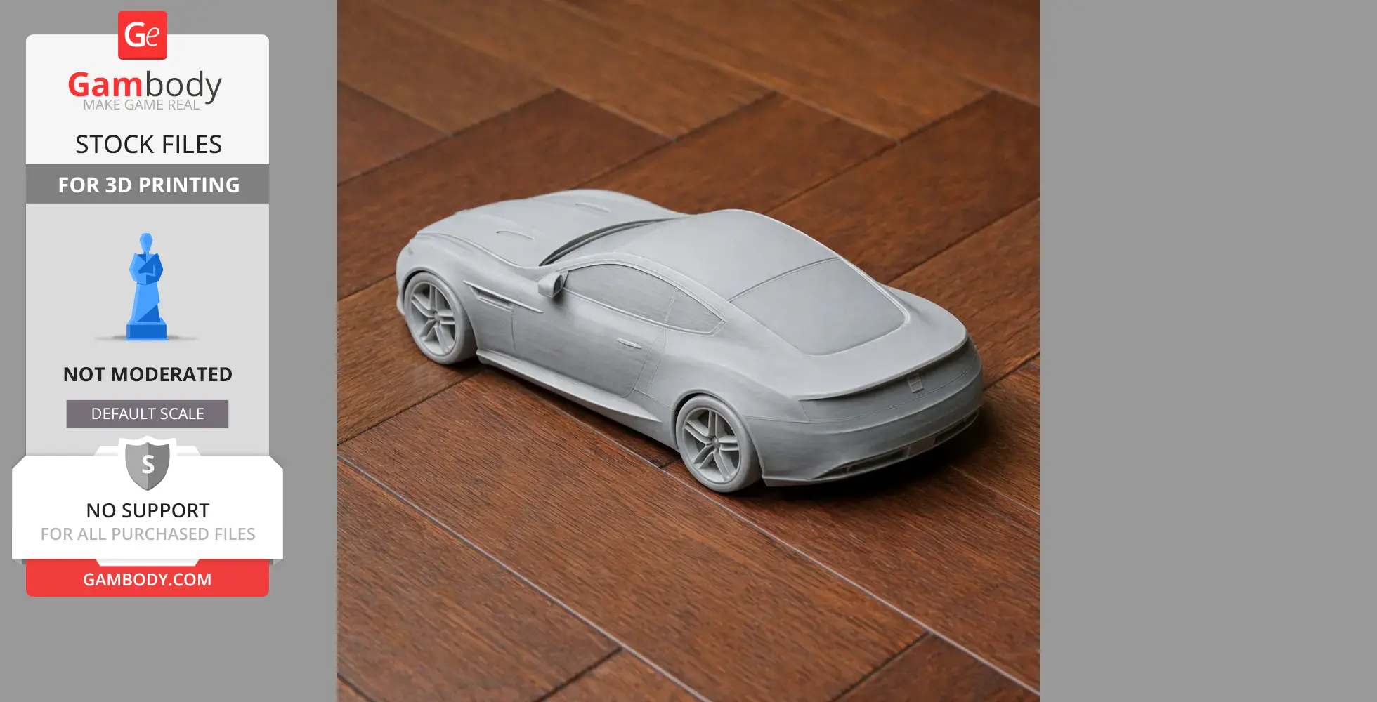 Aston Martin DB9 - Scale Vehicle STL