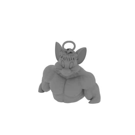 Jerry Mouse Hulk Ring Figure.stl