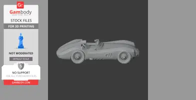 Aston Martin DBR1 - Scale Vehicle STL