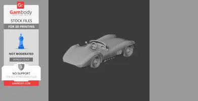 Aston Martin DBR1 - Scale Vehicle STL