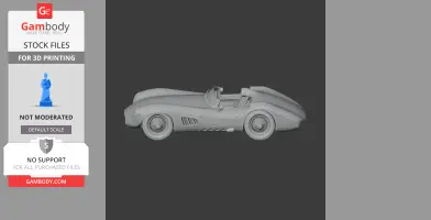 Aston Martin DBR1 - Scale Vehicle STL