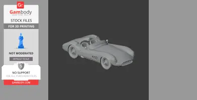 Aston Martin DBR1 - Scale Vehicle STL