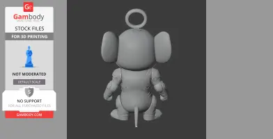 Jerry Mouse Iron Man Ring Figure - Mashup Figure STL