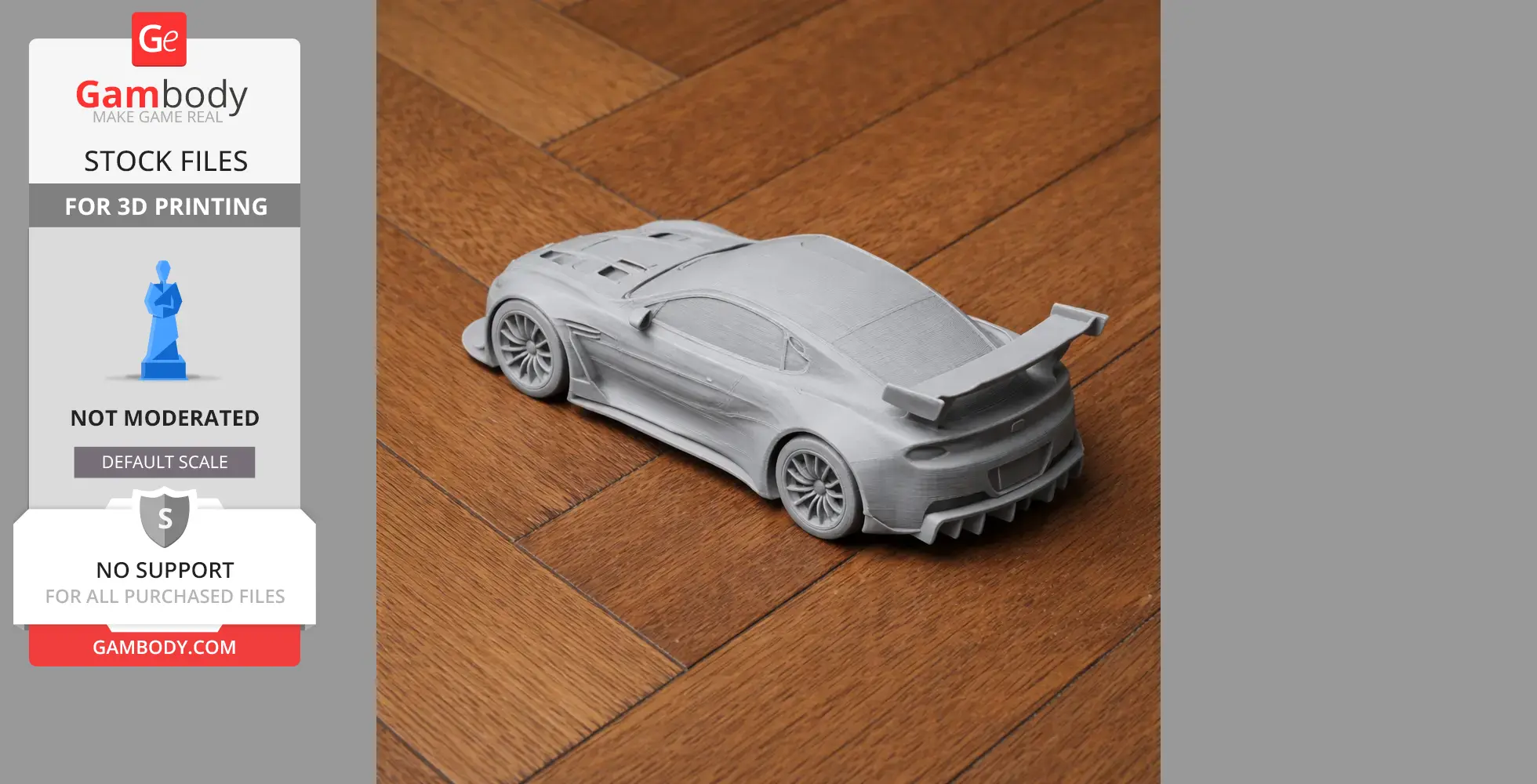 Aston Martin DBR9 - Scale Vehicle STL