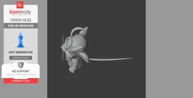 Jerry Mouse Loki Ring Figure - Mashup Figure STL