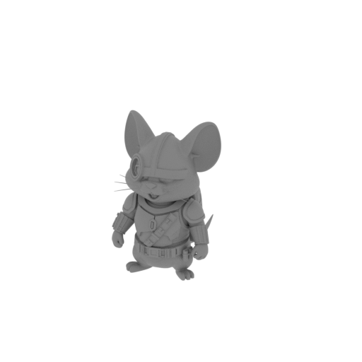 Jerry Mouse Mandalorian Ring Figure.stl