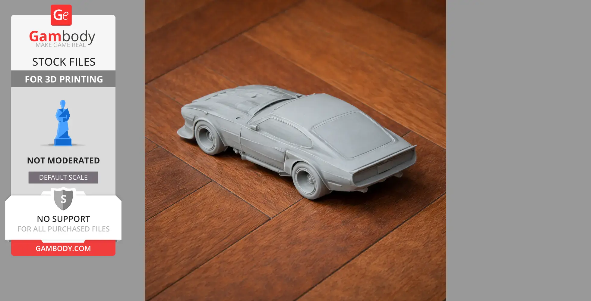 Aston Martin DPLM - Scale Vehicle STL