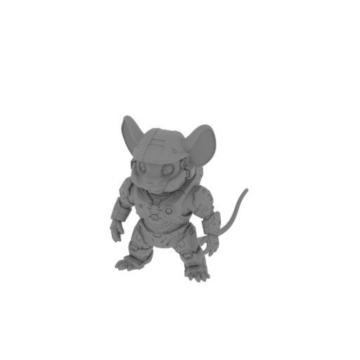 Jerry Mouse Master Chief Ring Figure.stl
