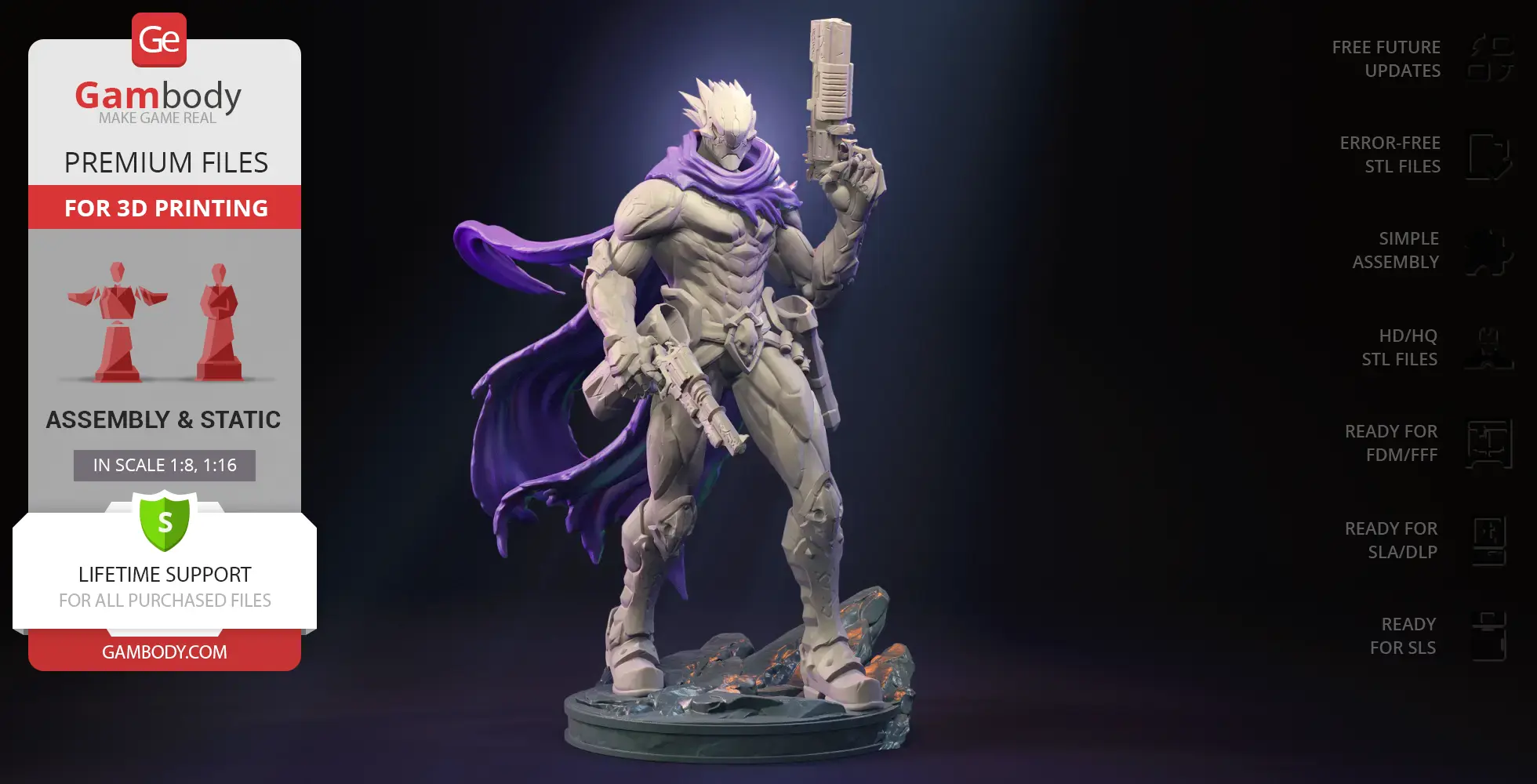 Strife Darksiders 3D Printer Files | Assembly