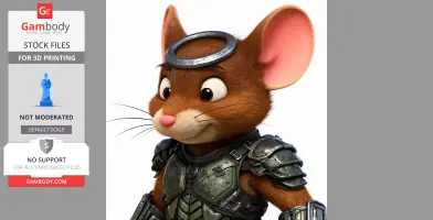 Jerry Mouse Predator Ring Figure - Mashup Figure STL