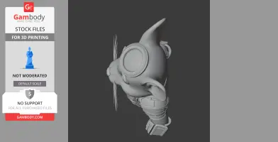 Jerry Mouse Predator Ring Figure - Mashup Figure STL