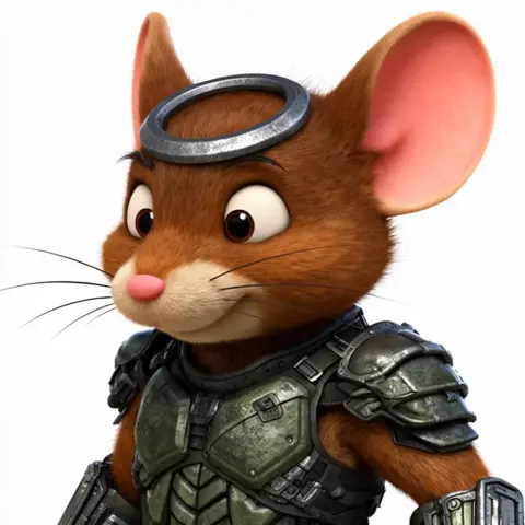 Jerry Mouse Predator Ring Figure - Mashup Figure STL