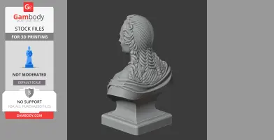Maria Theresa Bust - Historical Warrior STL