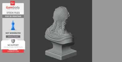 Maria Theresa Bust - Historical Warrior STL