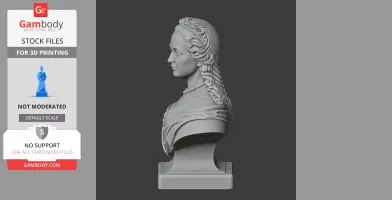 Maria Theresa Bust - Historical Warrior STL
