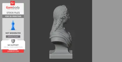Maria Theresa Bust - Historical Warrior STL