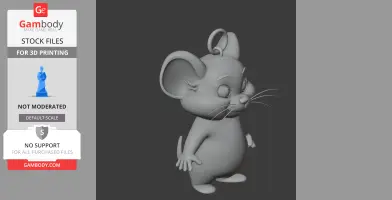 Jerry Mouse Spider-Man Ring Figure - Mashup Figure STL