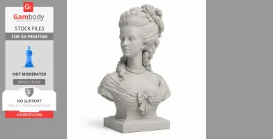 Marie Antoinette Bust - Historical Warrior STL