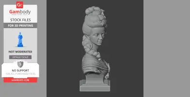 Marie Antoinette Bust - Historical Warrior STL
