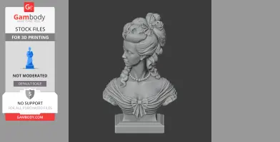 Marie Antoinette Bust - Historical Warrior STL