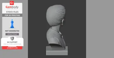 Marie Curie Bust - Historical Warrior STL