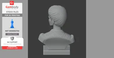Marie Curie Bust - Historical Warrior STL