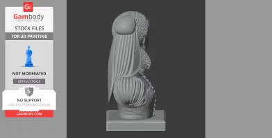 Mary Queen of Scots Bust - Historical Warrior STL