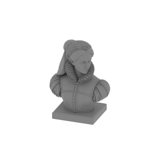 Mary Queen of Scots Bust.stl