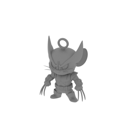 Jerry Mouse Wolverine Ring Figure.stl