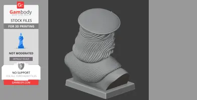 Matthias Corvinus Bust - Historical Warrior STL