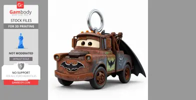 Mater Batman Ring Figure - Mashup Figure STL