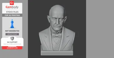 Max Planck Bust - Historical Warrior STL