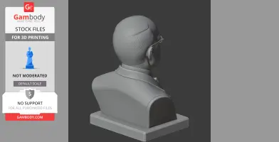 Max Planck Bust - Historical Warrior STL