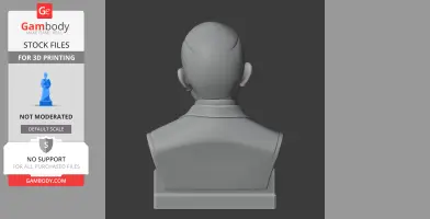 Max Planck Bust - Historical Warrior STL