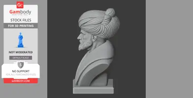 Mehmed the Conqueror Bust - Historical Warrior STL