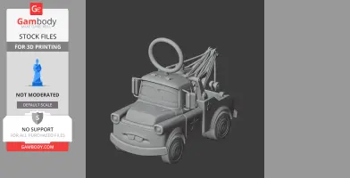 Mater Captain America Ring Figure - Mashup Figure STL