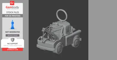 Mater Captain America Ring Figure - Mashup Figure STL