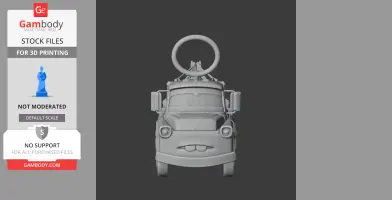 Mater Captain America Ring Figure - Mashup Figure STL