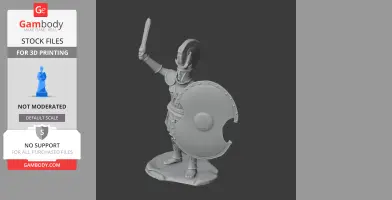 Menelaus Spartan Warrior - Historical Warrior STL