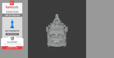 Mater Cowboy Ring Figure - Mashup Figure STL